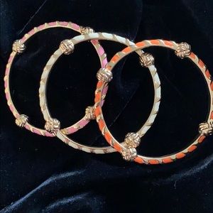 Lily Pulitzer enamel bracelets